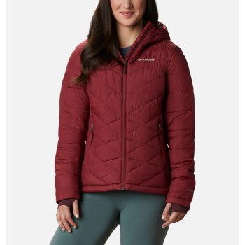 Columbia Heavenly Hooded, Chamarras Rojos Para Mujer | 614798-WBT